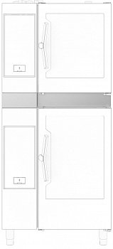 Installation accessories Stacking kit for 6 GN 1/1 oven placed on gas 10 GN 1/1 (Code 922623)