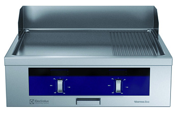 Modular Cooking Range Line thermaline 90 - Full Module Electric Fry Top with Mixed Plate, 1 Side-Marine (Code 589832)