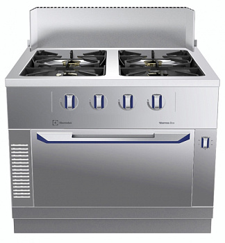 Electrolux Professional MBQIGBHCPO G.-HERD,4FL.+OFEN,1-S,800X850X700 (Code 588691)