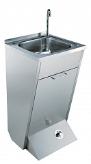 Electrolux Professional HWSFB45 FS FOOT-OPERATED WASHBASIN+WASTE CABINET (Code 154002)