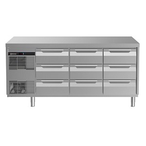 Electrolux Professional EK3ABCCC FREEZ.COUNTER 440L 9x1/3DRW CU_LFT GALV (CODE 710366)