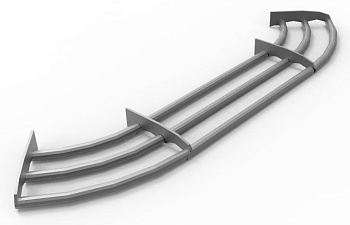 S/S TUB.TRAY SLIDER-EXT.CORNER UNIT 90° (Code 856053)