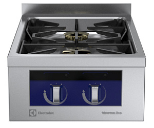 Electrolux Professional MAGCABDOPO GAS TOP,2 BURNER,1SIDE,BSPL,400X800X250H (Code 588037)