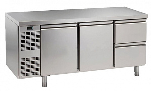 Electrolux Professional HB2P2C 2 DOOR+2x1/2 DRAWER REFRIGER. TABLE -2C (Code 728235)