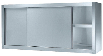 Standard Preparation 1400 mm Wall Cupboard with 2 Doors & Plate Rack (Code 133211)