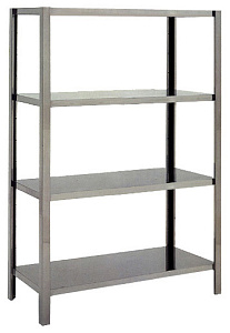 Electrolux Professional SSH09 S/S SHELVING W/ 4 SOLID SHELVES 970 MM (137001)