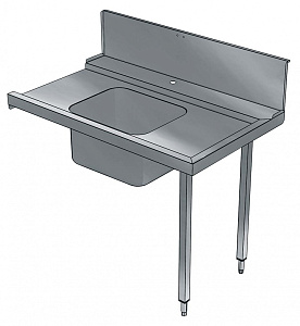 Electrolux Professional BHRPTB12R PREWASH TABLE+BOWL R>L 1200MM-RACK TYPE (Code 865322)