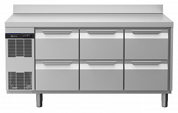 Digital Undercounter ecostore HP Concept Refrigerated Counter - 6 Drawers with Splashback (60Hz) (Code 710259)