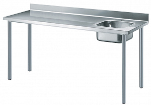 Electrolux Professional TL1810DXEN Premium Preparation 1800 mm Work Table with Upstand - Right Bowl (Code 133063)
