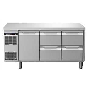 Electrolux Professional EK3HBABB REFR.COUNTER 440L DOOR 4x1/2DRW CU_LFT GALV (CODE 710474)