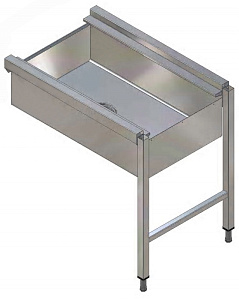 Electrolux Professional HSDB8 SLIDE CONVEYOR WITH DEEP BASIN, 800MM (Code 865016)