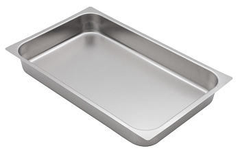 S/S 1/1 GN CONTAINER-FLAT EDGES-H.65 MM (Code 329246)