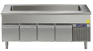 Electrolux Professional ZLRW20C REFR.UNIT W/WELL (6GN) ON CUPBOARD (Code 332023)