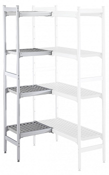 ALUM.CORNER SHELV.-POLY.TIERS-373X744MM (137051)