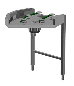 Electrolux Professional HSBCC45C Handling System for Rack Type Basket Cord Conveyor Curve 45° (Code 863165)