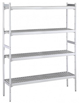 Electrolux Professional ALS2404 ALUM.LINEAR SHELV.-POLY.TIERS-373X2404MM (Code 137026)
