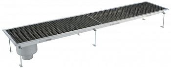 FLR.DRAIN+GRATE+S.SIPH-VERT.OUT.400X1850 (328056)