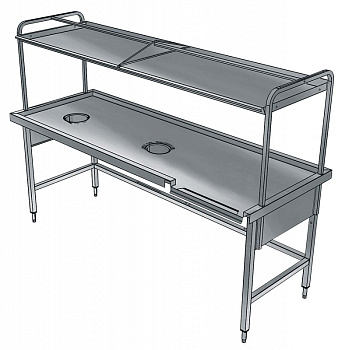 Electrolux Professional BHST2711L VORABRÄUMTISCH L>R 2700 MM X 1100 MM (Code 865347)