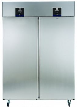 ecostore 2 Door Digital Stainless Steel Dual Refrigerator, 1430lt (0/-22) R290 - UK Plug (Code 725294)