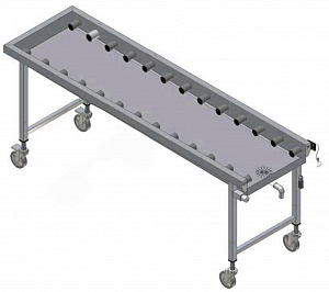 Electrolux Professional HSRC21MS MOBILE CONVEYOR,SHORT ROLLERS,2145MM (Code 865014)