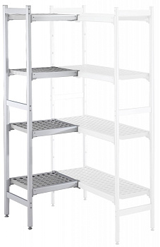 ALUM.CORNER SHELV.-POLY.TIERS-475X744MM (137071)