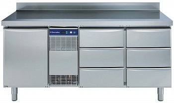 REF.COUNTER 440L,1 DOOR 6x1/3 DRAW+UPST. (Code 727081)