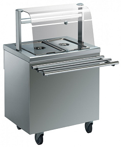 Electrolux Professional FSV07C2X BAIN-MARIE, 2 GN, EDELSTAHL, 750 MM (Code 320106)