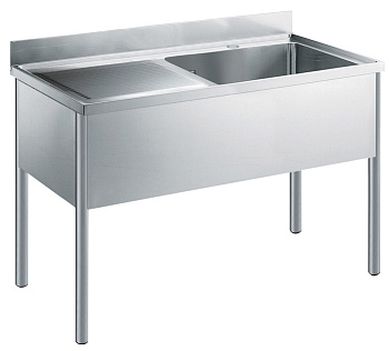 Premium Preparation 1400 mm Sink Unit with 1 Bowl - Left drain (Code 133108)