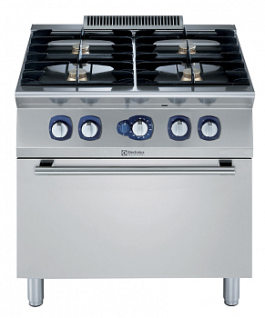 Modular Cooking Range Line 700XP 4-Burner Gas Range on Gas Oven (Code 371403)