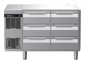 Electrolux Professional EK2R7CCH Digital Undercounter ecostore HP Concept Refrigerated Counter - 6x1/3 Drawer, No Top (60Hz) (Code 710370)