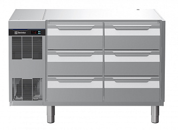 Digital Undercounter ecostore HP Concept Refrigerated Counter - 6x1/3 Drawer, No Top (60Hz) (Code 710370)