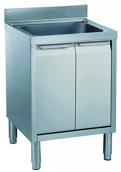 Standard Preparation 700 mm Cupboard Sink with 1 Bowl & 1 Door (Code 132817)