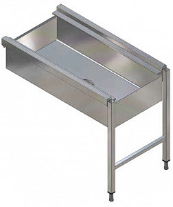 Electrolux Professional HSDB11 SLIDE CONVEYOR WITH DEEP BASIN, 1100MM (Code 865017)