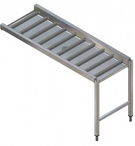 Electrolux Professional HSRC16LR STATIONARY CONVEYOR,LONG ROLLERS,1600MM (Code 865008)