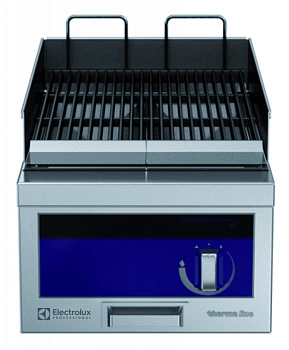 Modular Cooking Range Line thermaline 90 - Half Module Gas Chargrill, 1 Side with Backsplash (Town Gas) (Code 593301)