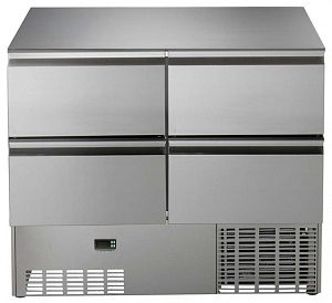 Electrolux Professional SAL25N04 250L REF.TABLE(+2+10°) 4 DRAWERS-NO TOP (Code 728633)