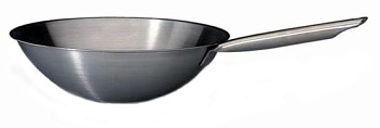 Electrolux Professional WOKPAN NIRO-INDUK.WOK-PFANNE+NIRO-GRIFF, 350 Ø (Code 653595)