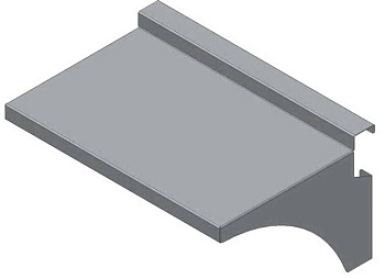 TRAY SLIDER 500MM FOR SORTING TABLES (Code 865109)