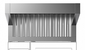 Electrolux Professional HOBV11 Exhaust hood without fan for 20 1/1GN oven (Code 922735)