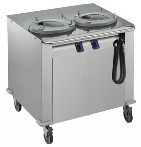 Electrolux Professional MDLOPC07H 2-CYLIND.PLATE D.31 LOWER.TROLLEY-HEATED (Code 344110)