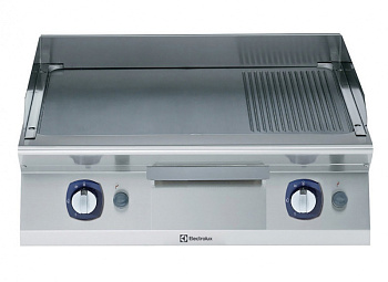 Electrolux Professional E7FTGHSP00 GAS-GRILLPLATTE GLATT + GERILLT 800 MM (Code 371032)