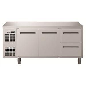 Electrolux Professional EJ3HBAAB REFR.COUNTER 440L 2xDOOR 2x1/2DRW CU_LFT GALV (CODE 710416)