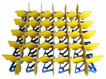 YELLOW SEPARATOR FOR 36 TILTED GLASSES (Code 864241)
