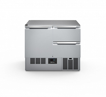 Digital Undercounter Compact Refrigerated Counter - 250lt, 1 Door, 2 Drawers no worktop (R290) (Code 725105)