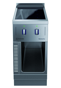 Electrolux Professional MBJBGBE1AO Modulare Großküchengeräteserie thermaline 85 - Vollflächen-Induktionskochfeld auf offenem Unterbau, 2 Zonen, einseitig bedienbar mit Aufkantung - H2 (Code 588444)