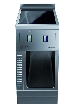 Electrolux Professional MBJBGBE1AO Modulare Großküchengeräteserie thermaline 85 - Vollflächen-Induktionskochfeld auf offenem Unterbau, 2 Zonen, einseitig bedienbar mit Aufkantung - H2 (Code 588444)