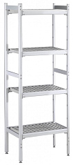 Electrolux Professional BLS1038 ALUM.LINEAR SHELV.-POLY.TIERS-475X1037MM (Code 137033)