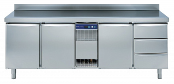 Electrolux Professional RCDR4M33U REF.COUNTER 590L,3 DOOR 3x1/3 DRAW+UPST. (Code 727084)