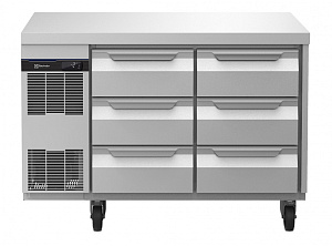 Electrolux Professional EK2RBCCH Digital Undercounter ecostore HP Concept Refrigerated Counter - 6 Drawer (60Hz) (Code 710254)
