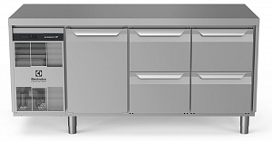 Electrolux Professional EH3HBABBT Digital Undercounter ecostore HP Premium Refrigerated Counter - 440lt, 1-Door, 4-Drawer (Code 710286)